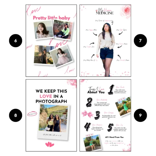 The Birthday Magazine For Her - 12 Pages & 31 Photos