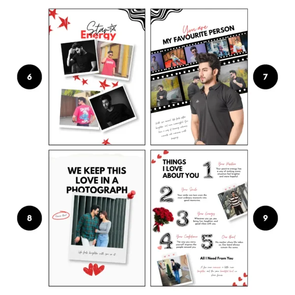 Vogue Birthday Edition Magazine For Him - 12 Pages & 28 Photos