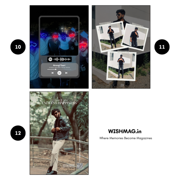 The Birthday Magazine for Him - 12 Pages & 32 Photos