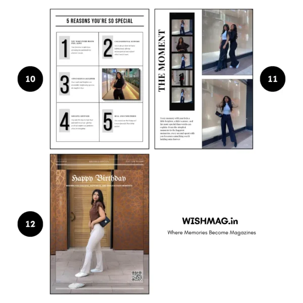 The Birthday Times Magazine For Her - 12 Pages & 27 Photos