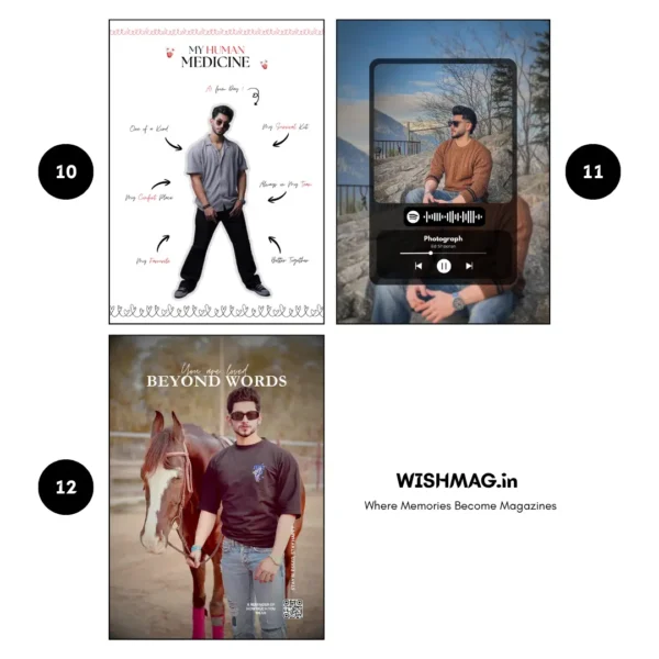 Vogue Birthday Edition Magazine For Him - 12 Pages & 28 Photos