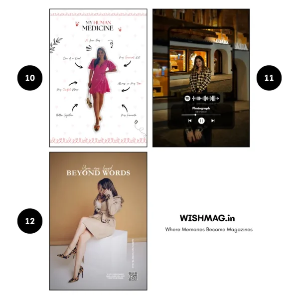 Vogue Birthday Edition Magazine For Her - 12 Pages & 28 Photos
