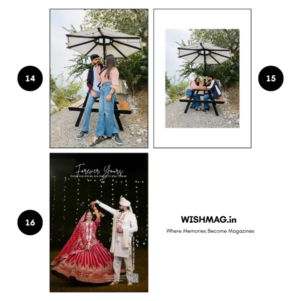 Year Count Wedding Anniversary Magazine - 16 Pages & 39 Photos