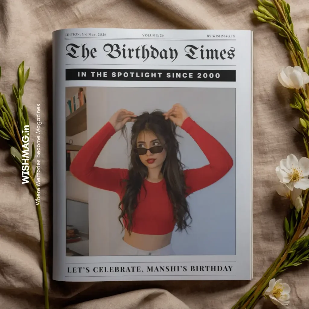 Product Image The Birthday Times Magazine For Her
